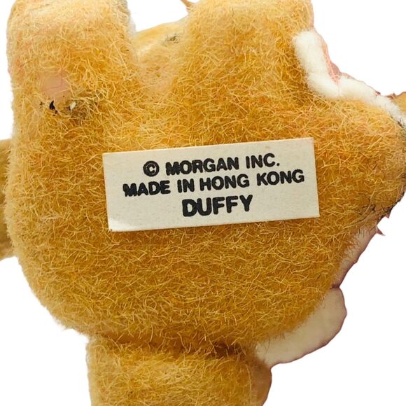 VTG Flocked Dingo Dog UNION WADDING CO SYDNEY CRITTER SITTER NOEL Xmas ORNAMENT - Picture 7 of 7